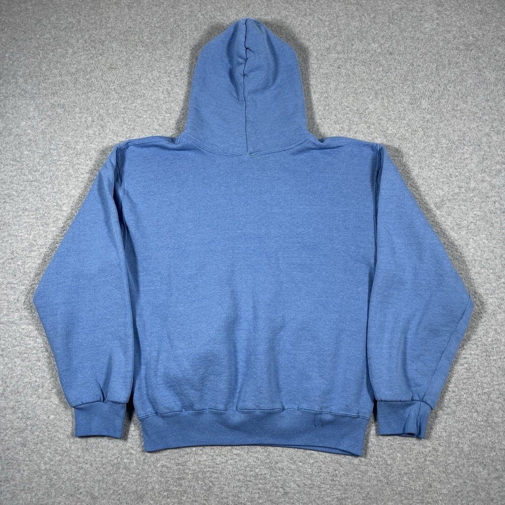 Vintage Russell Athletic Hoodie Mens Medium Blue NIU Illinois University Y2K - Picture 7 of 8